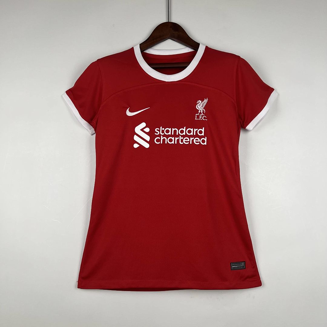 23-24 Women Liverpool Home SizeS-XXL Football Jersey Yupoo
