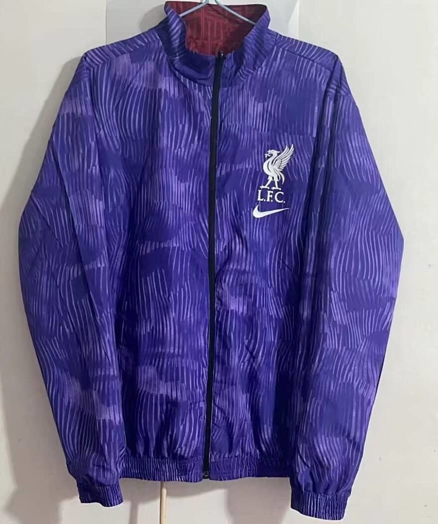 23-24 Liverpool Reversible Windbreaker Red&amp;Purple Double-Sides Jacket Best Jerseys Yupoo 2
