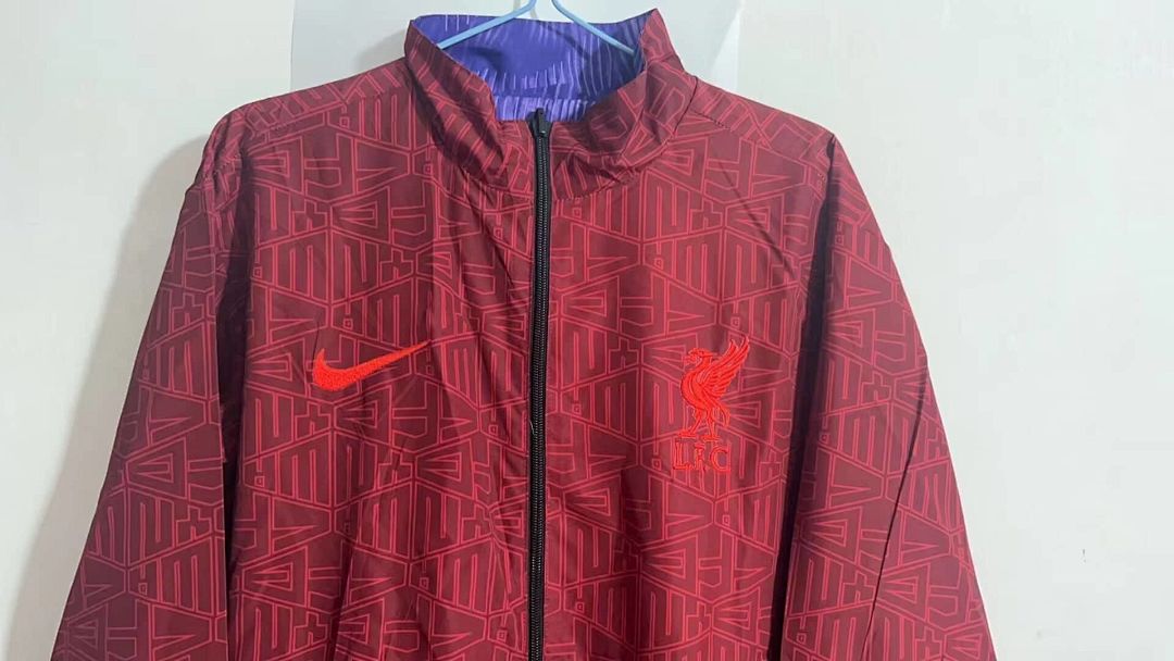 23-24 Liverpool Reversible Windbreaker Red&amp;Purple Double-Sides Jacket Best Jerseys Yupoo 4
