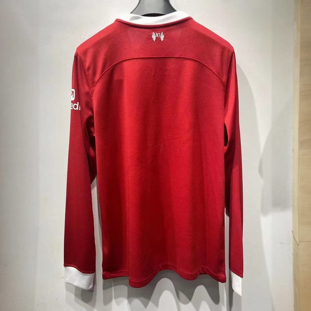 23-24 Liverpool Home Kit Long Sleeve Shirt Soccer Jerseys Yupoo 2
