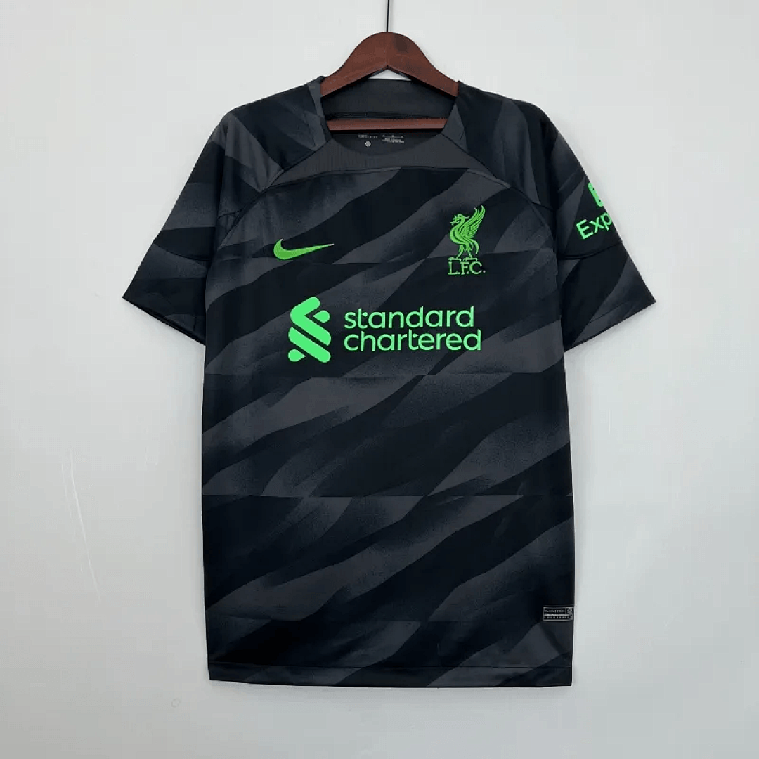 23-24 Liverpool Goalkeeper Soccer Jersey Black 16