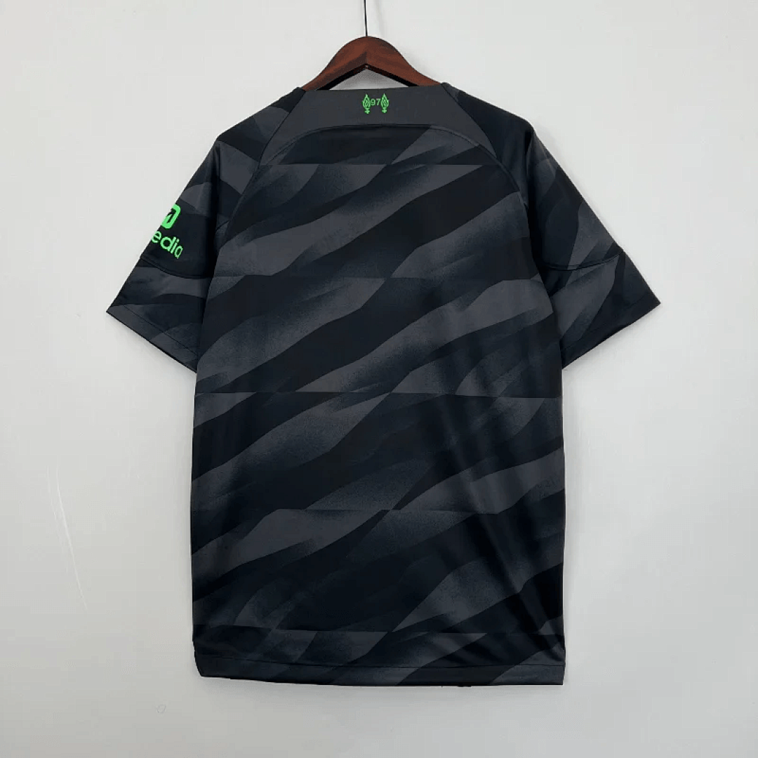 23-24 Liverpool Goalkeeper Soccer Jersey Black 3