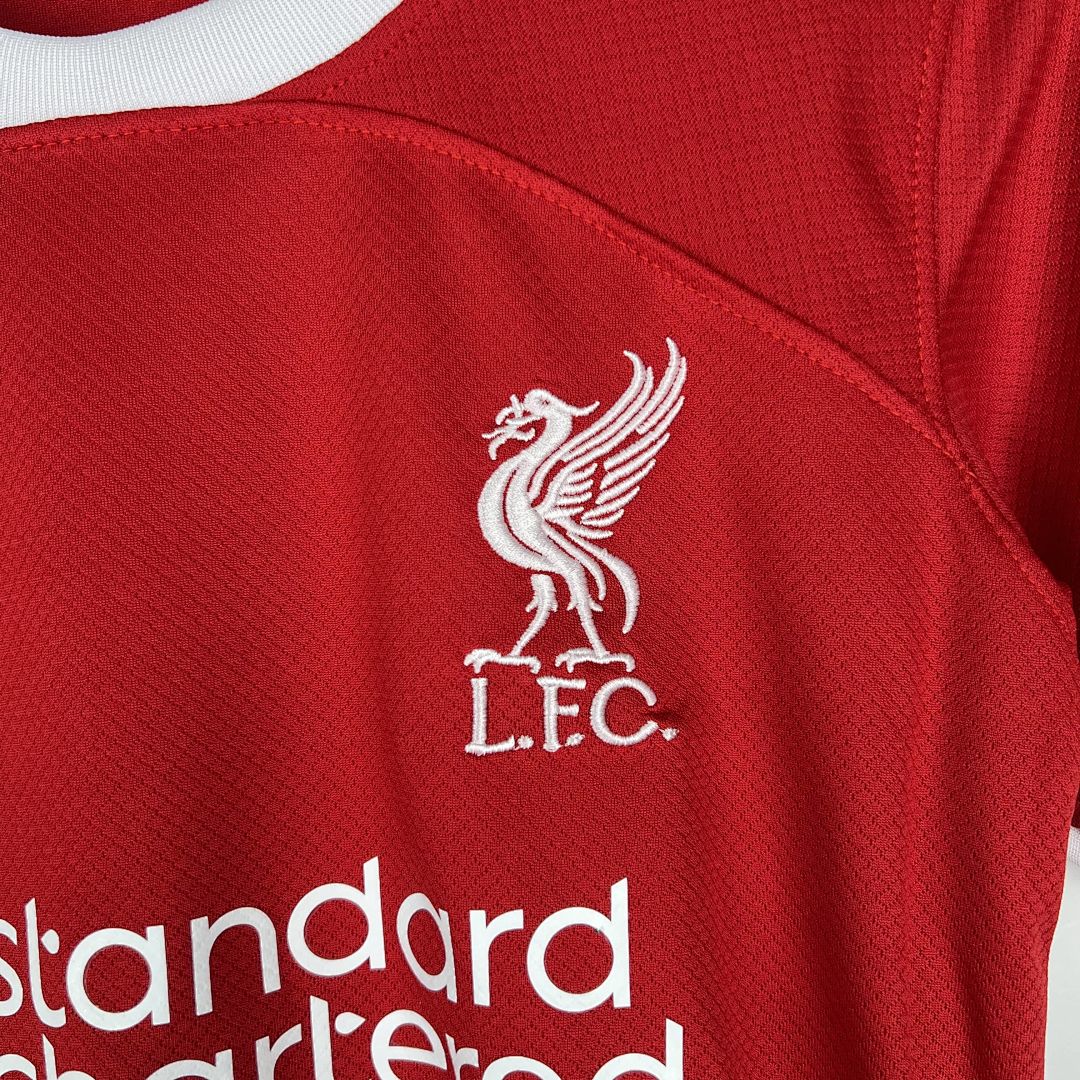 23-24 Kids Liverpool Home Size16-28 Football Jersey Yupoo 2