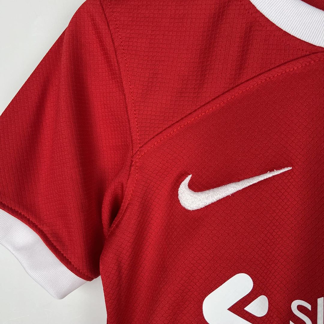23-24 Kids Liverpool Home Size16-28 Football Jersey Yupoo 3