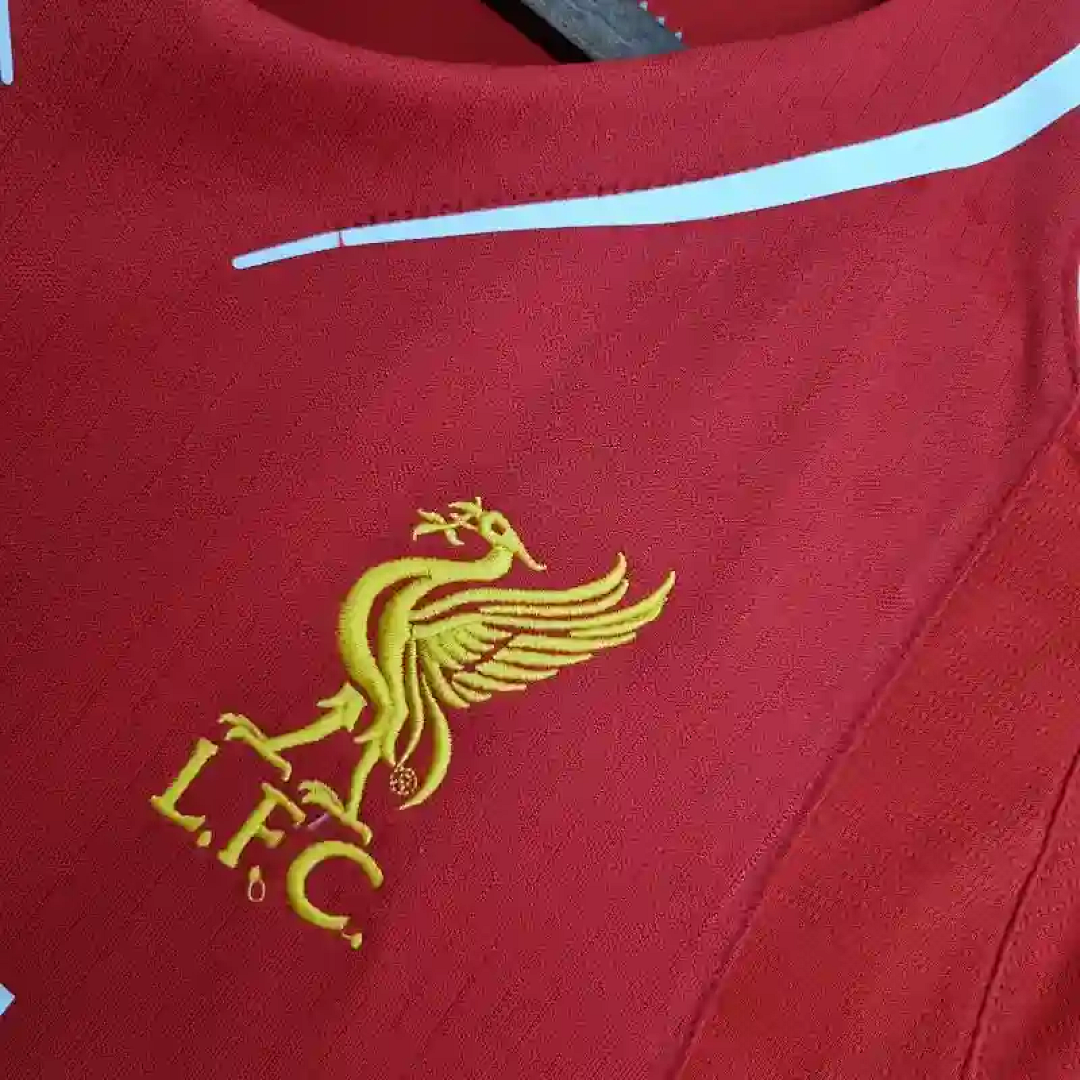 14-15 rétro Liverpool football maillot domicile 10