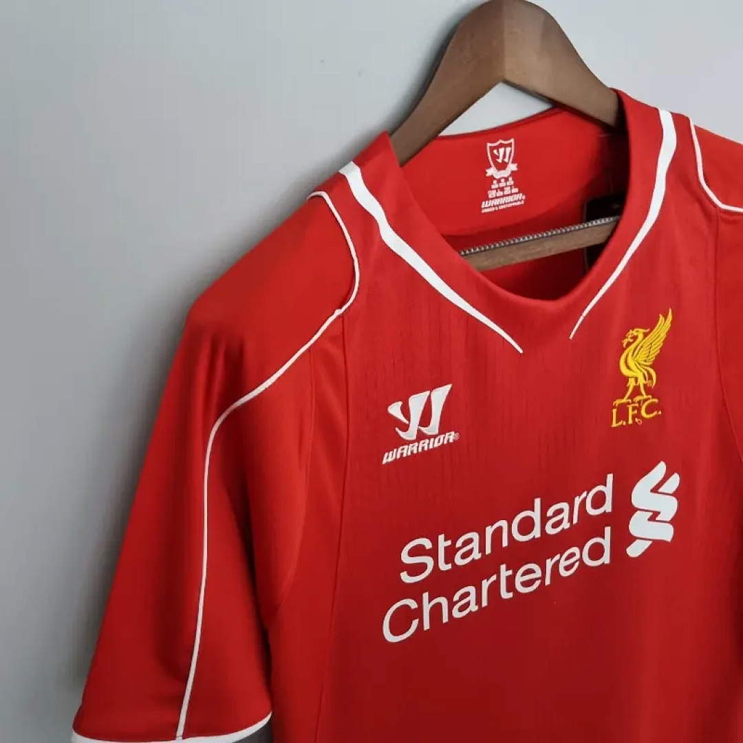 14-15 rétro Liverpool football maillot domicile 16