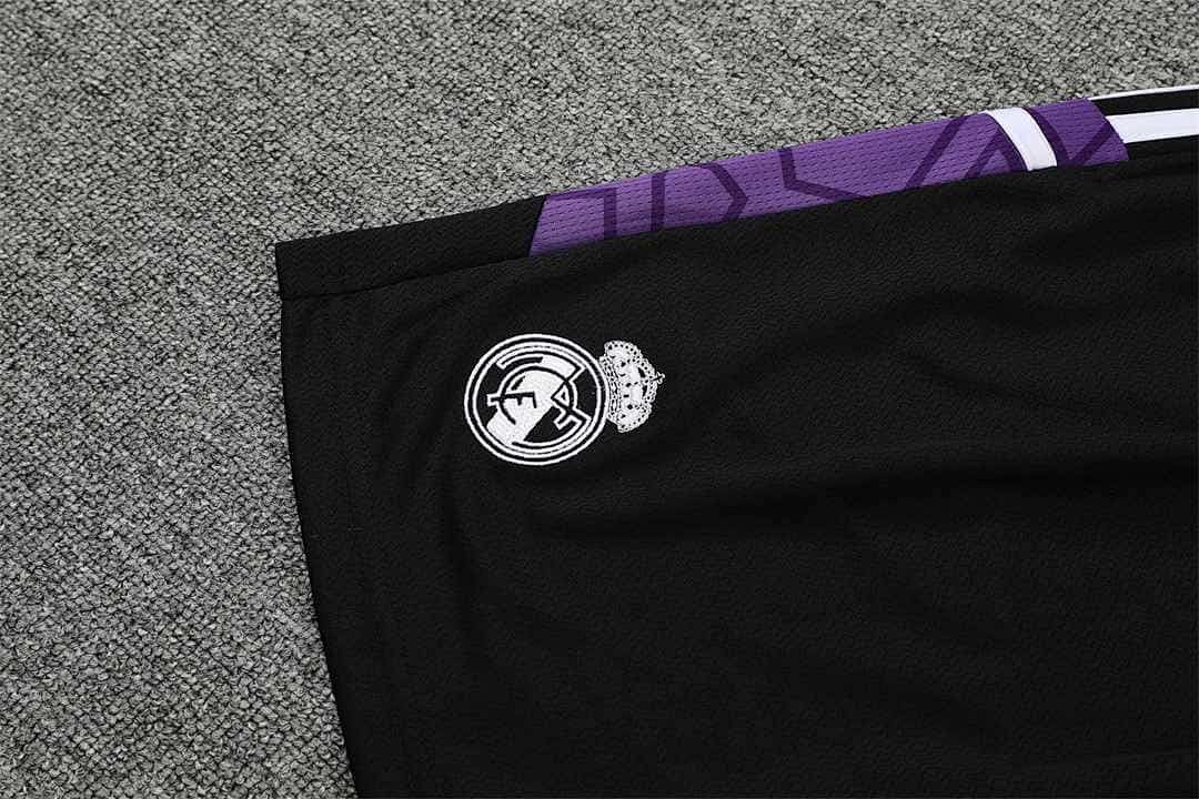 22-23 Real Madrid Training Suit Short Sleeve Kit Purple 18