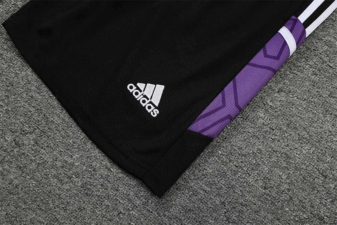 22-23 Real Madrid Training Suit Short Sleeve Kit Purple 19