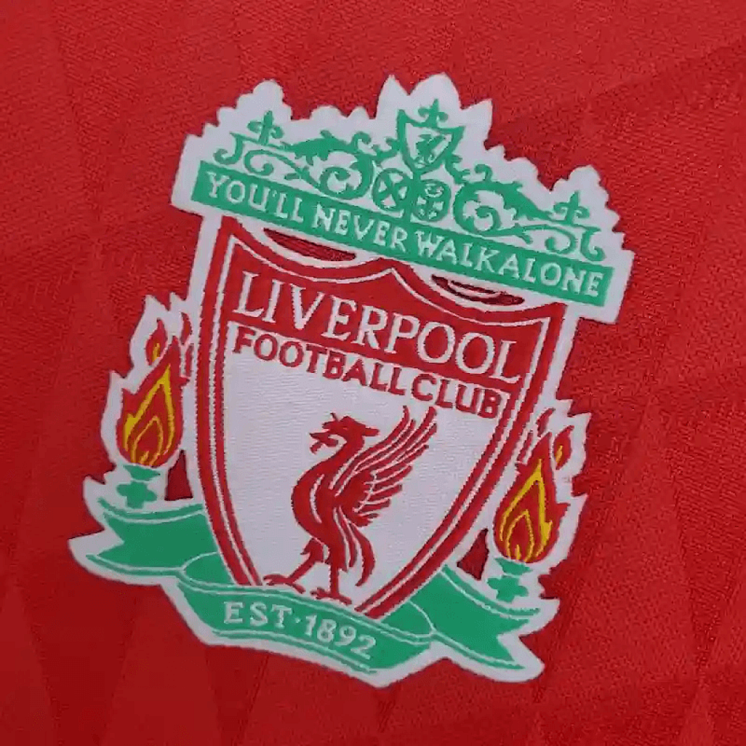 10-11 Retro Liverpool Soccer Jersey Home 3