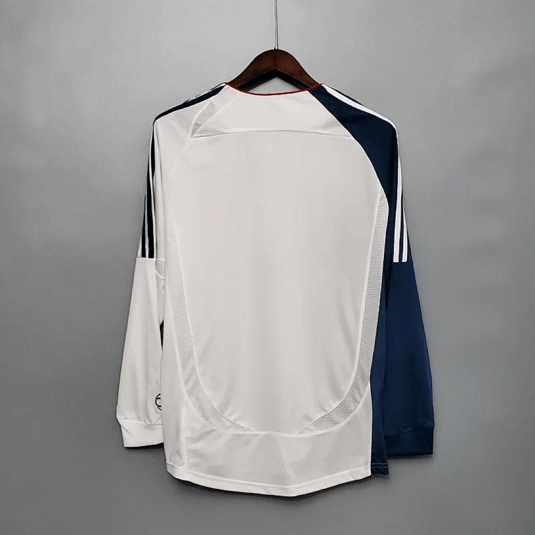 06-07 Retro Long Sleeve Liverpool Soccer Jersey Away 3
