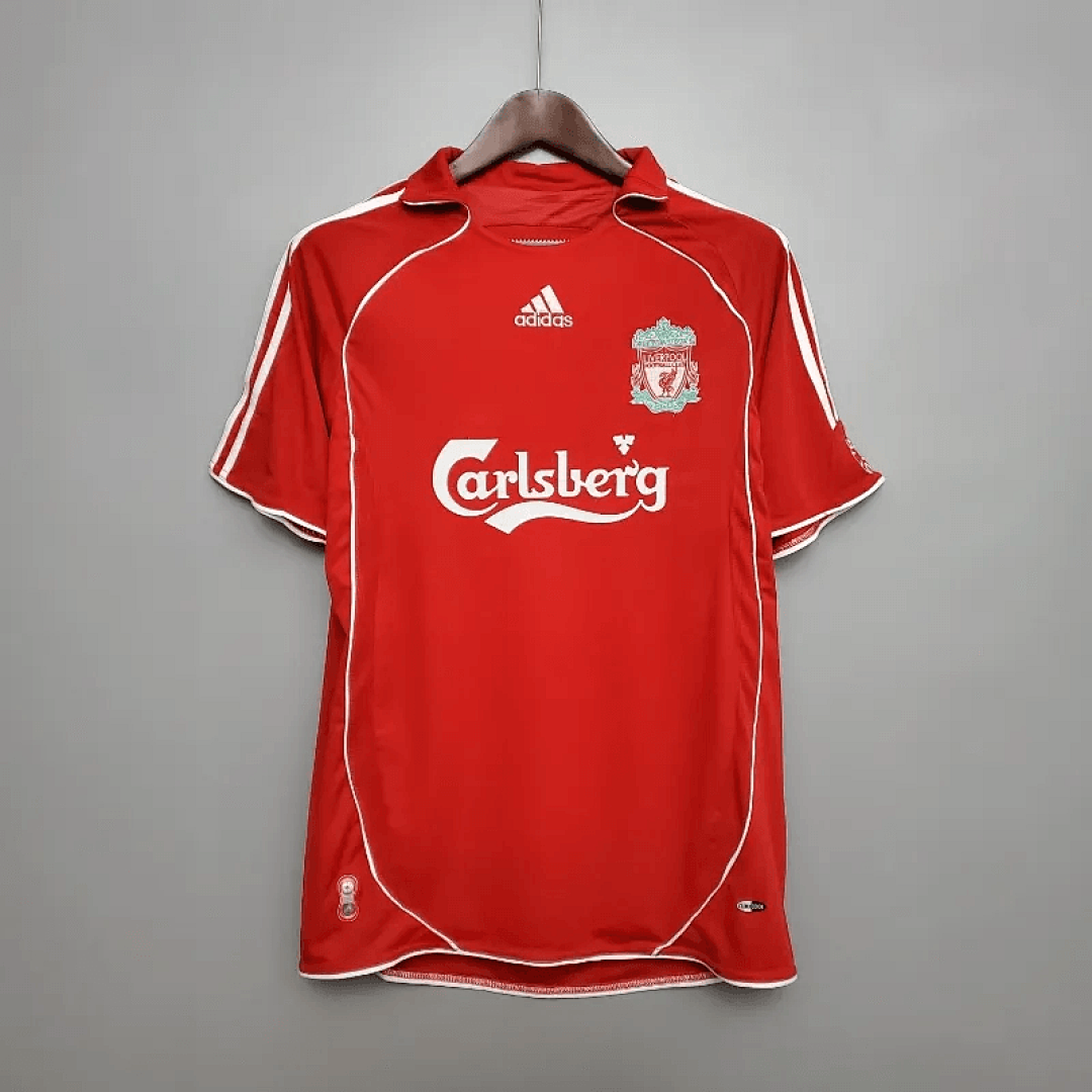 06-07 Retro Liverpool Soccer Jersey Home 18
