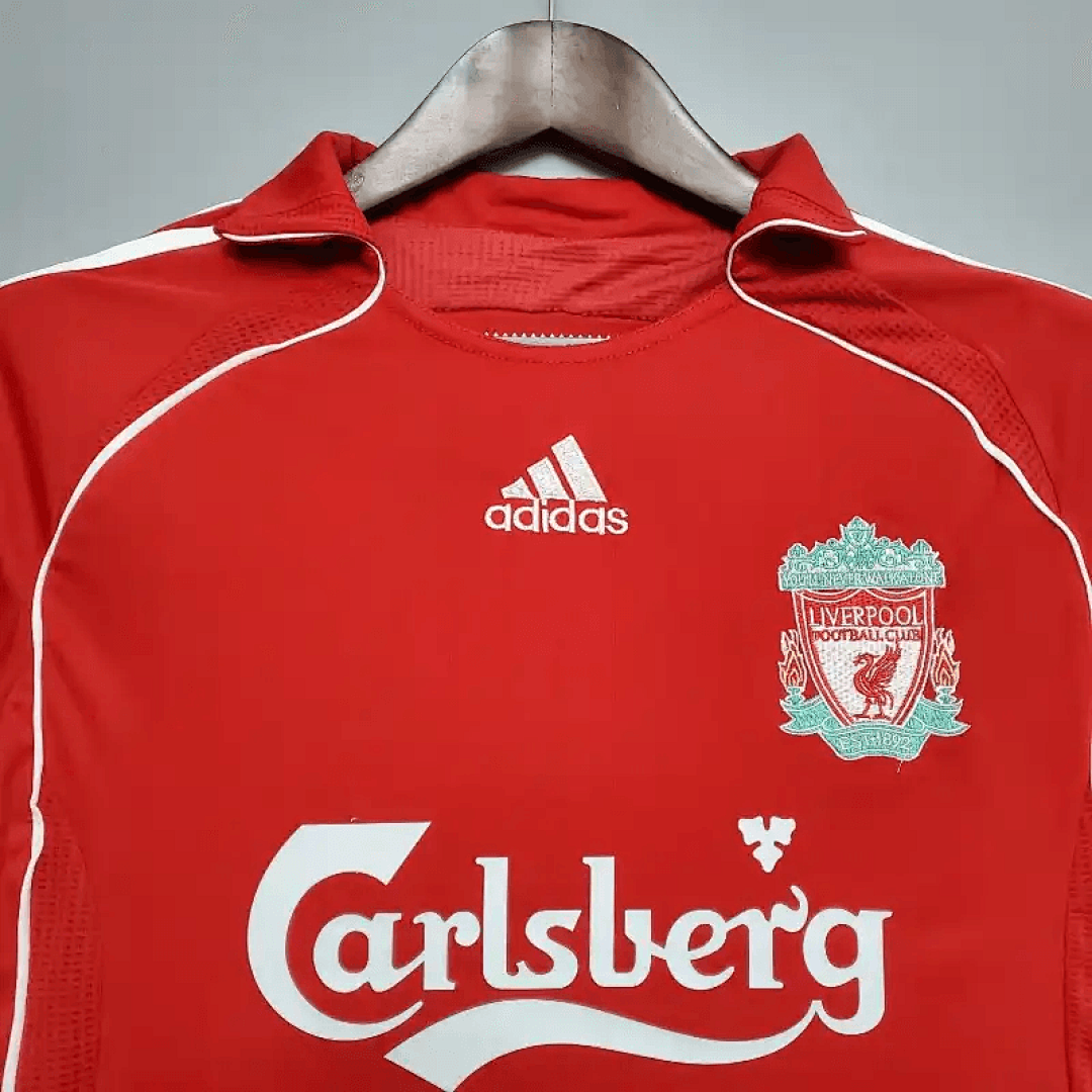 06-07 Retro Liverpool Soccer Jersey Home 7