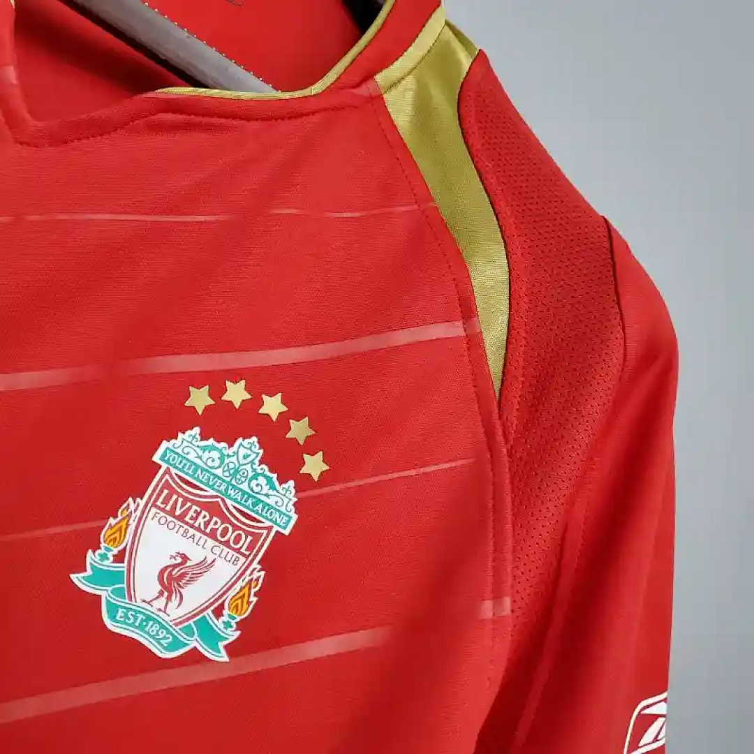 05-06 Retro Liverpool Soccer Jersey Home 14