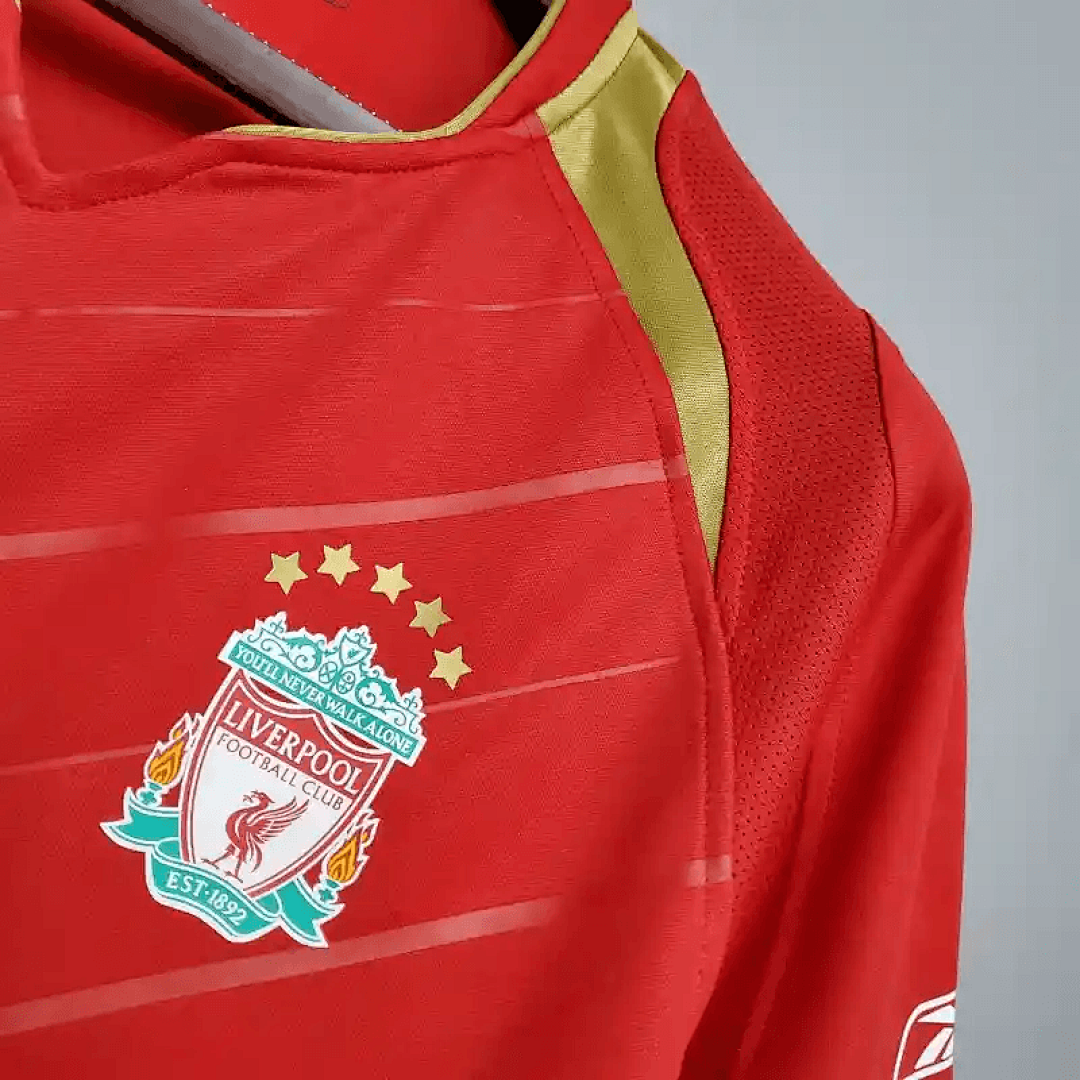 05-06 Retro Liverpool Soccer Jersey Home 15