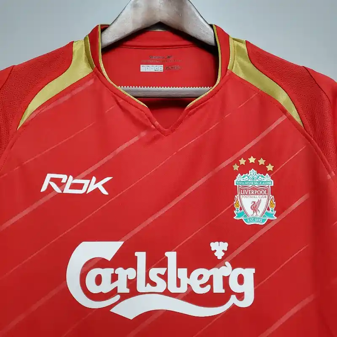 05-06 Retro Liverpool Soccer Jersey Home 6