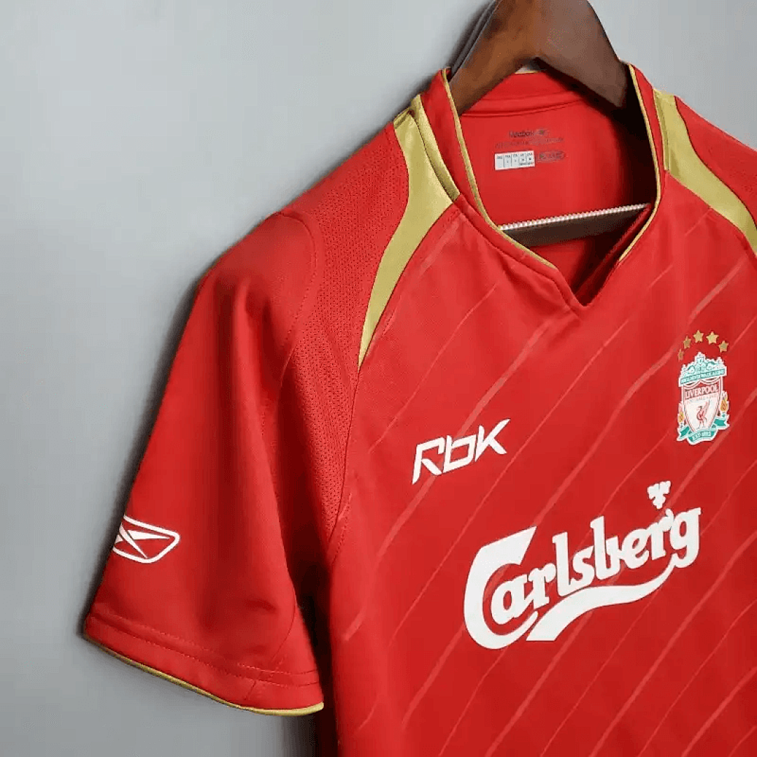 05-06 Retro Liverpool Soccer Jersey Home 9