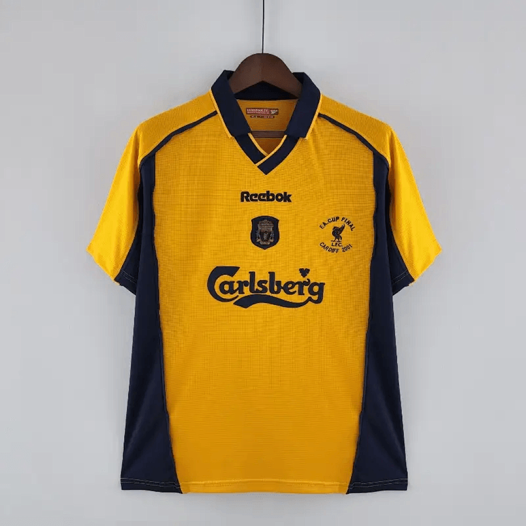 00-01 Retro Liverpool Soccer Jersey Away 18