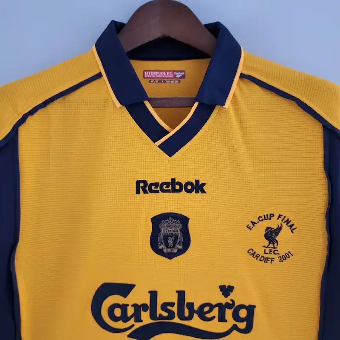 00-01 Retro Liverpool Soccer Jersey Away 4