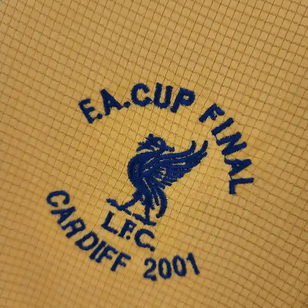 00-01 Retro Liverpool Soccer Jersey Away 7