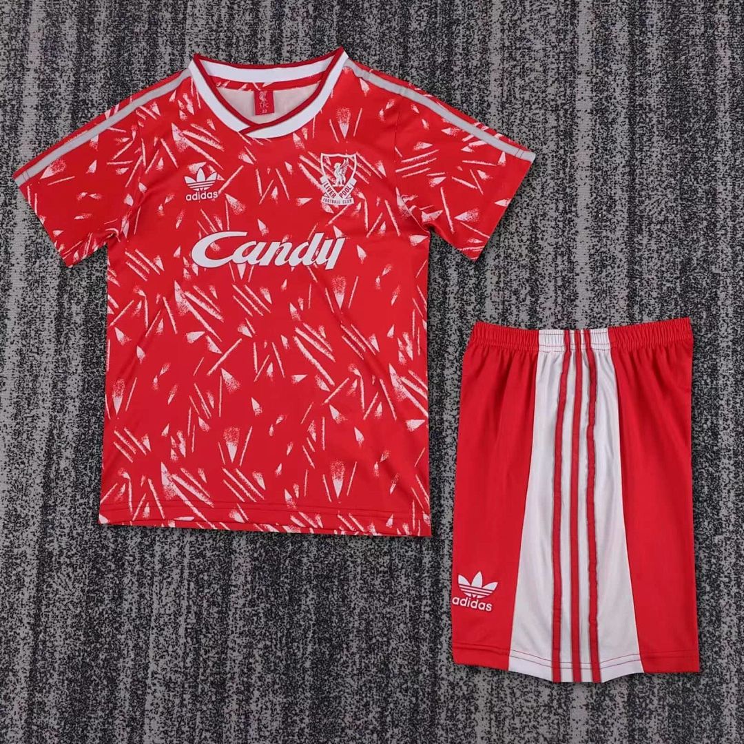 89-91 Retro Kids Liverpool Home Kit