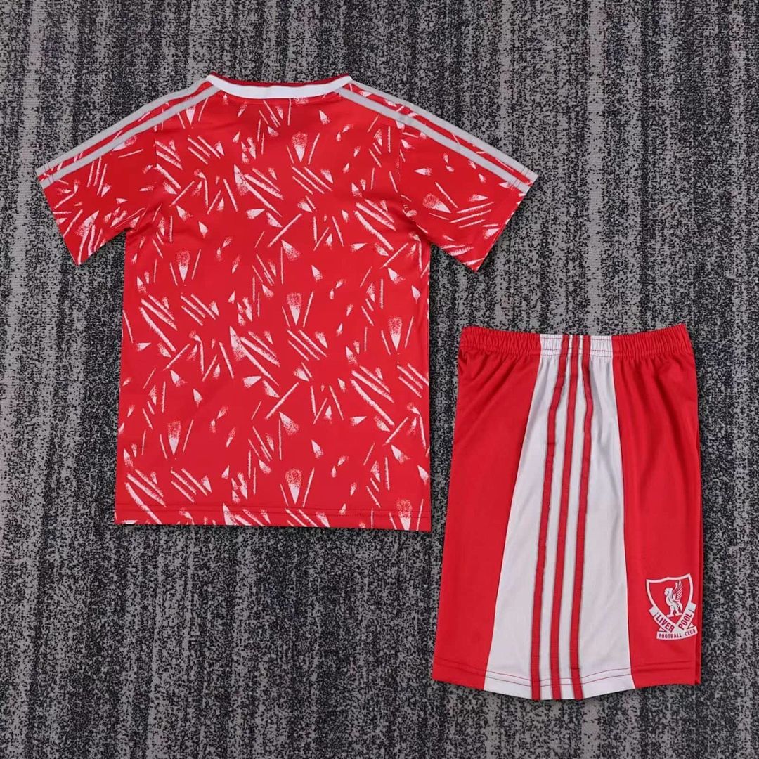 89-91 Retro Kids Liverpool Home Kit 3