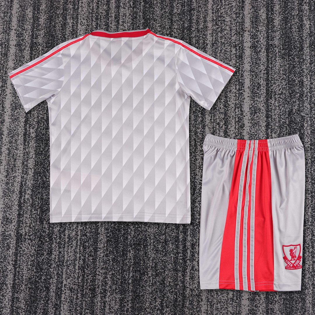 1989-91Retro Kids Liverpool Away Kit 2