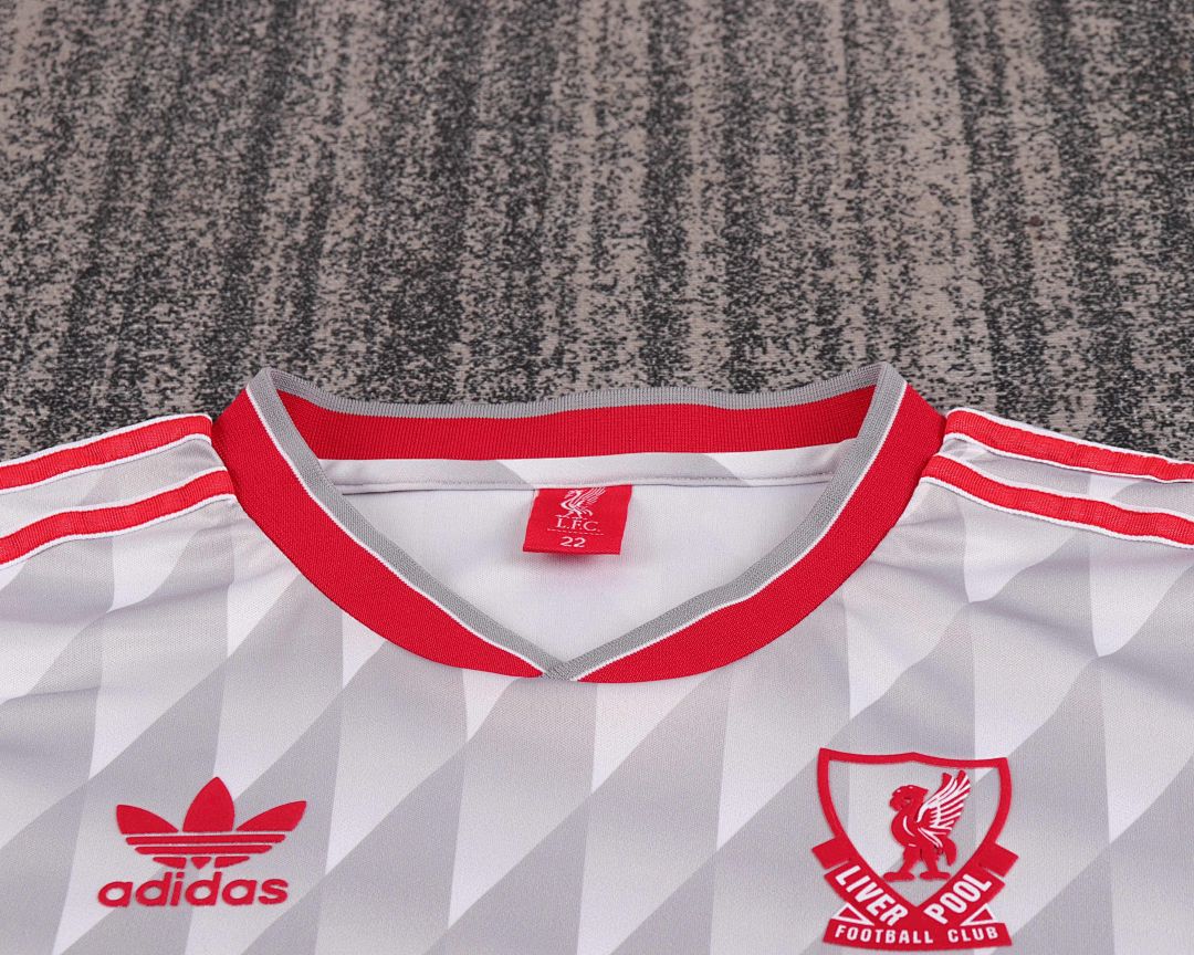 1989-91Retro Kids Liverpool Away Kit 5