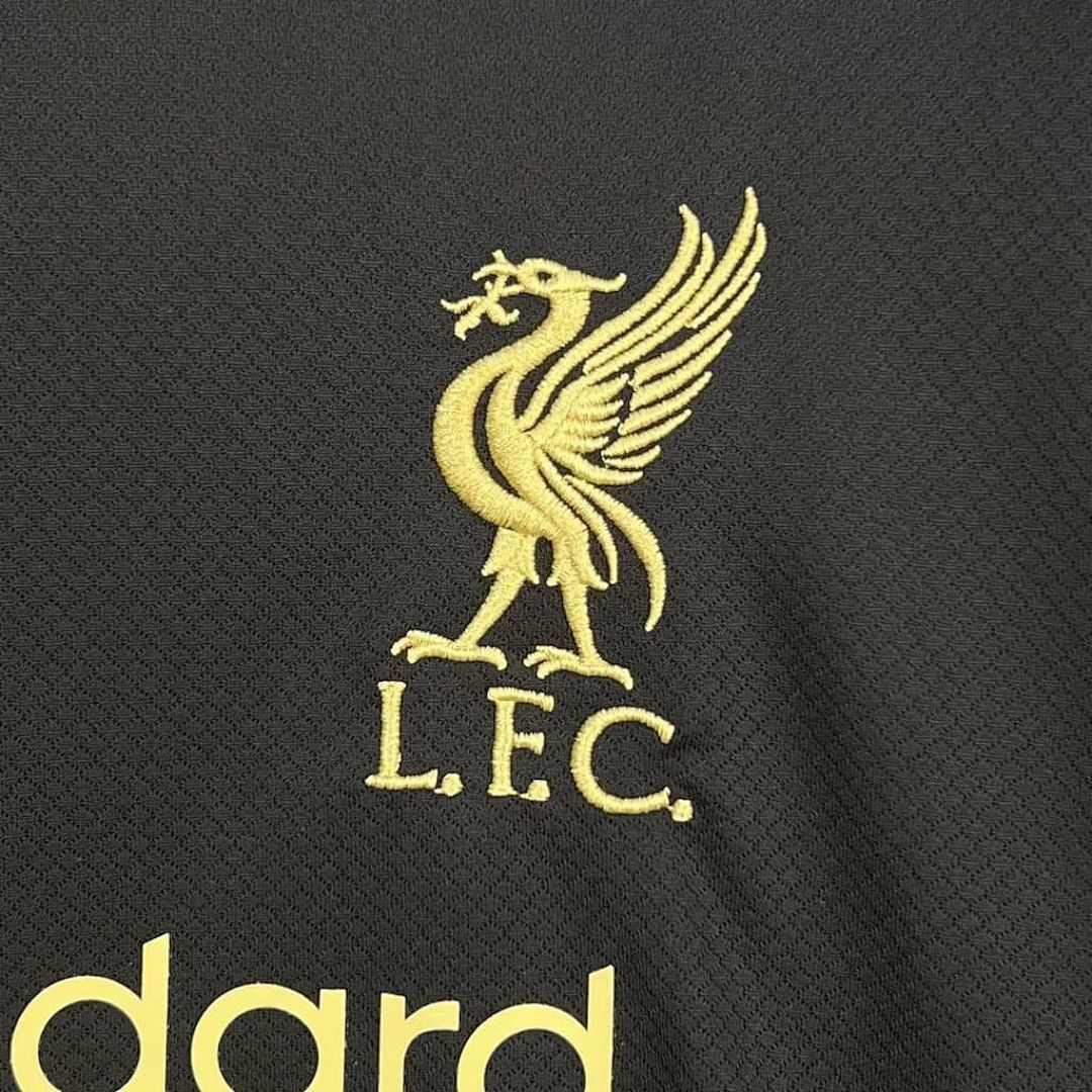 25-26 Liverpool Black &amp; Golden Special Edition Kit S-2XL Cheap Football Jersey Wholesale Yupoo 6