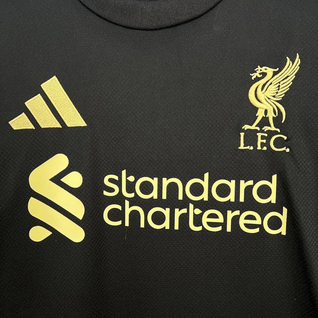 25-26 Liverpool Black &amp; Golden Special Edition Kit S-2XL Cheap Football Jersey Wholesale Yupoo 7