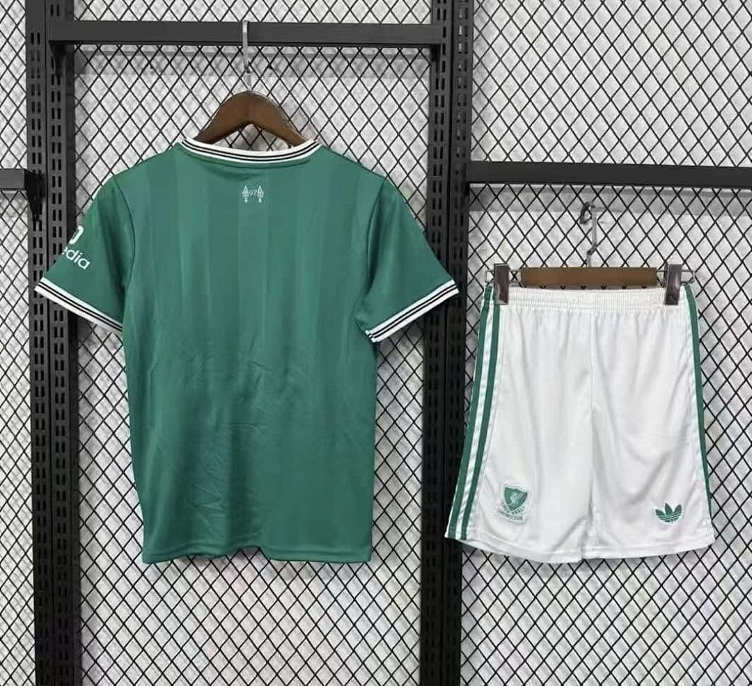 25-26 Kids Liverpool Third Away Kit 16-28 Cheap Football Jersey Wholesale Yupoo 2