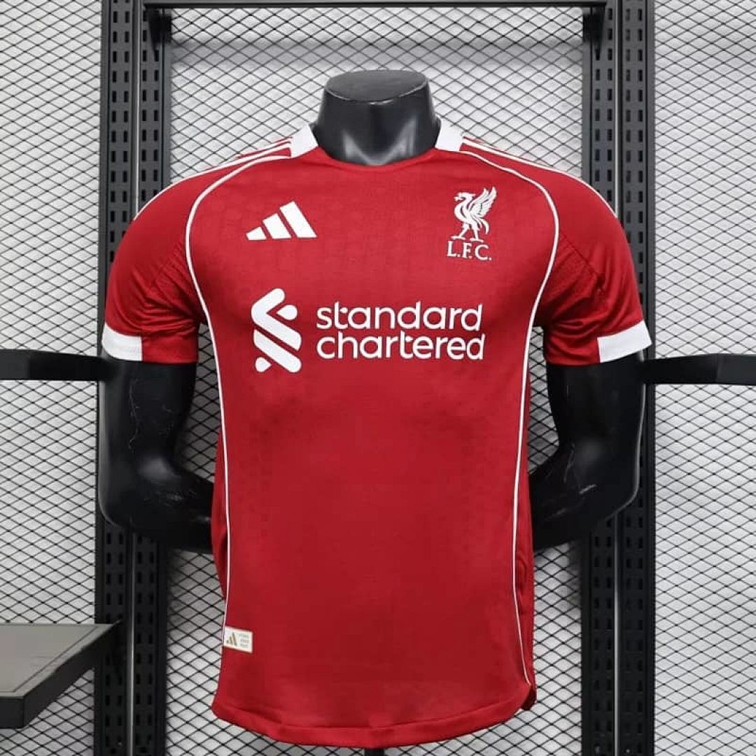 25-26 Player Liverpool Home Kit S-4XL Cheap Football Jersey Wholesale Yupoo
