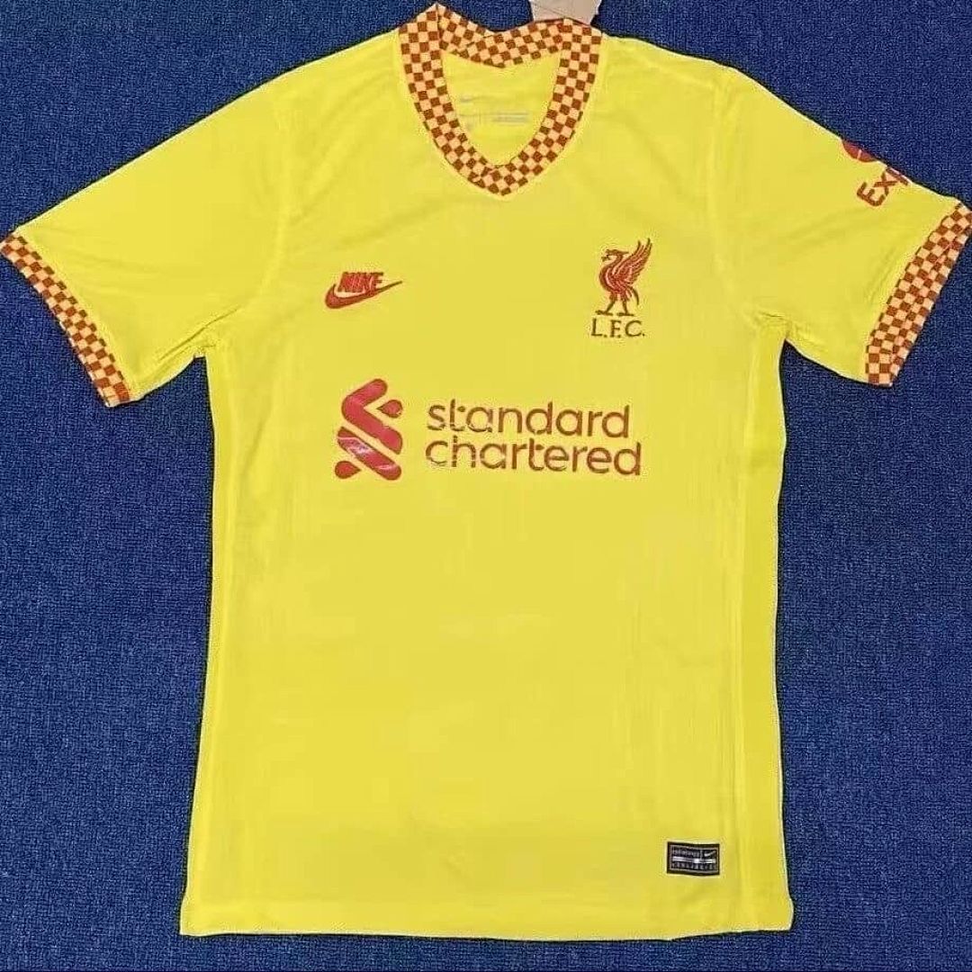 21-22 Retro Liverpool Soccer Jersey Third Away Cheap Football Jersey Wholesale Yupoo