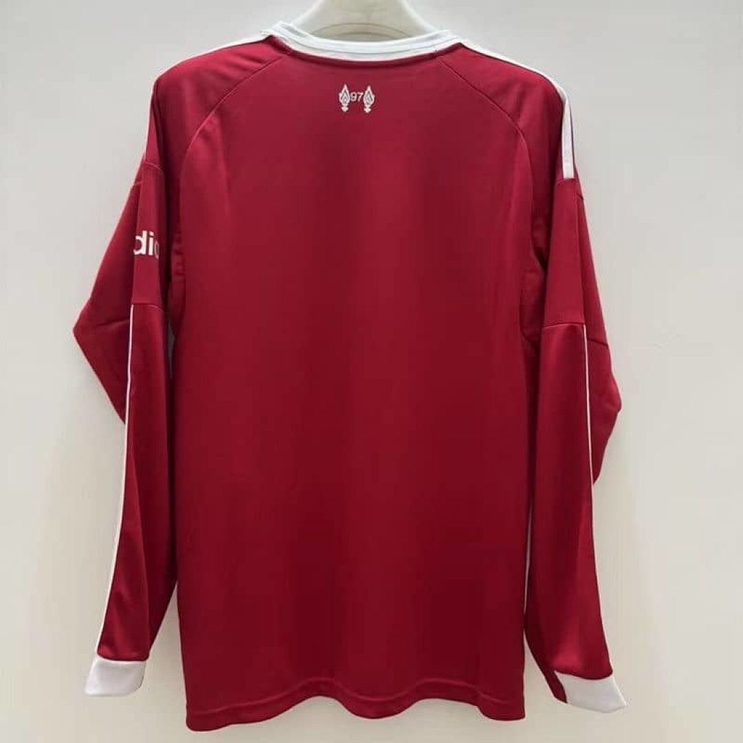 25-26 Liverpool Home Long Sleeve Kit Size S-4XL Cheap Football Jersey Wholesale Yupoo 2