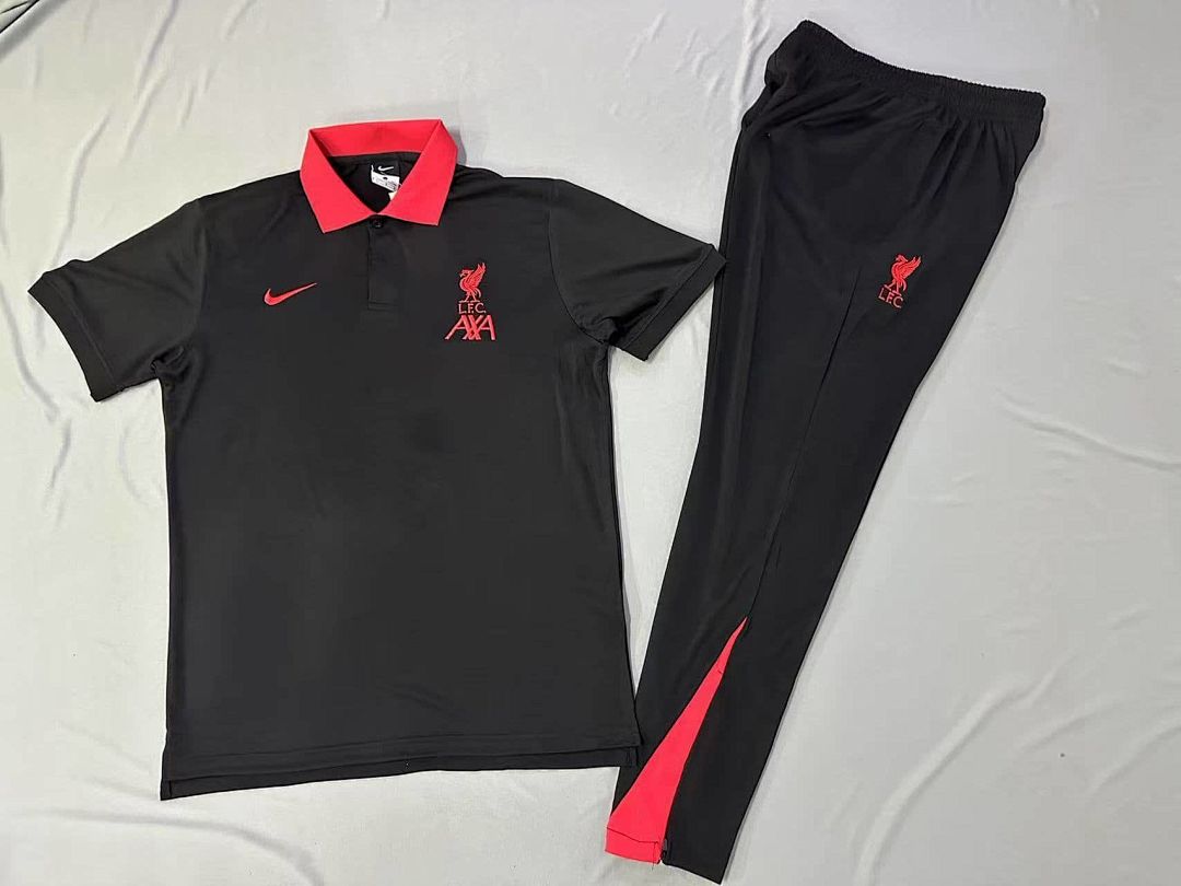 25-26 Liverpool Training Kits Tracksuits Polo Cheap Football Jersey Wholesale Yupoo 6