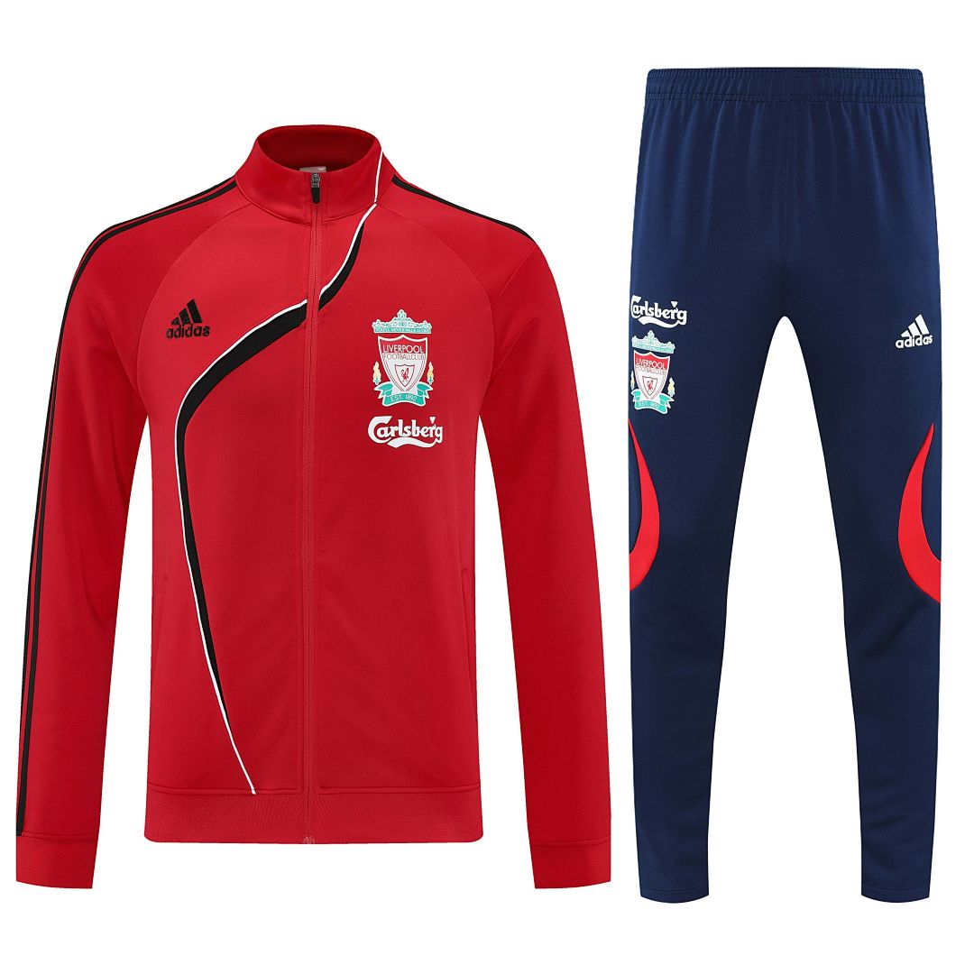 09-10 Retro Liverpool Training Kits Tracksuits Jacket Cheap Football Jersey Wholesale Yupoo 3