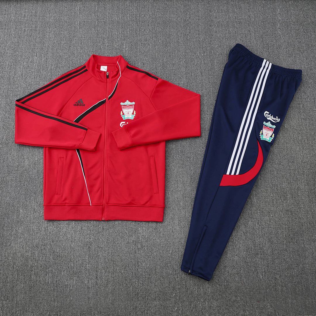 09-10 Retro Liverpool Training Kits Tracksuits Jacket Cheap Football Jersey Wholesale Yupoo 6