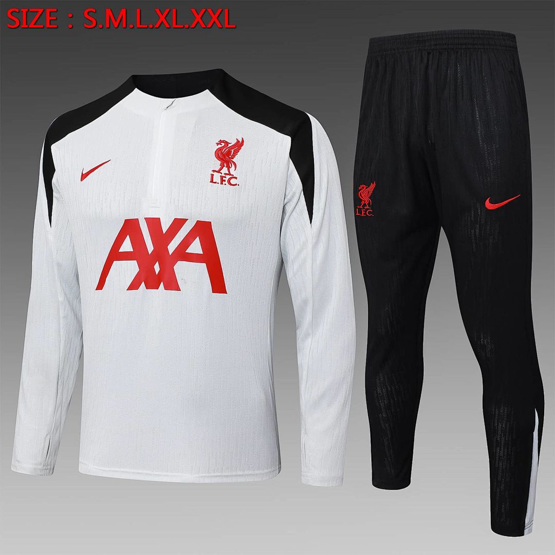24-25 Liverpool Training Kits Tracksuits Sweatshirt Cheap Football Jersey Wholesale Yupoo 11