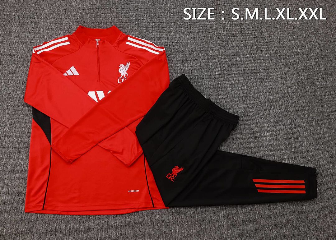 25-26 Liverpool Training Kits Tracksuits Sweatshirt Cheap Jersey Wholesale Yupoo 12
