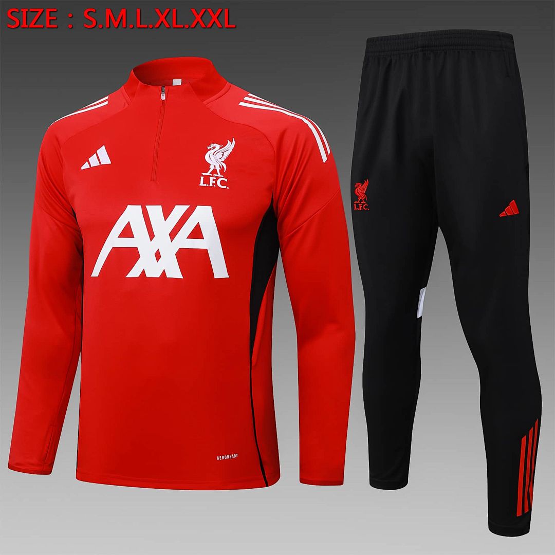 25-26 Liverpool Training Kits Tracksuits Sweatshirt Cheap Jersey Wholesale Yupoo 5