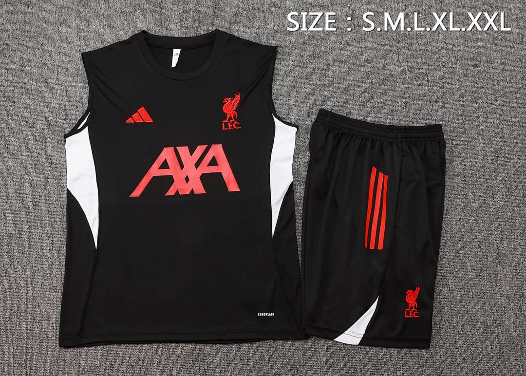 25-26 Liverpool Sleeveless Training Kits Tracksuits Cheap Jersey Wholesale Yupoo 13