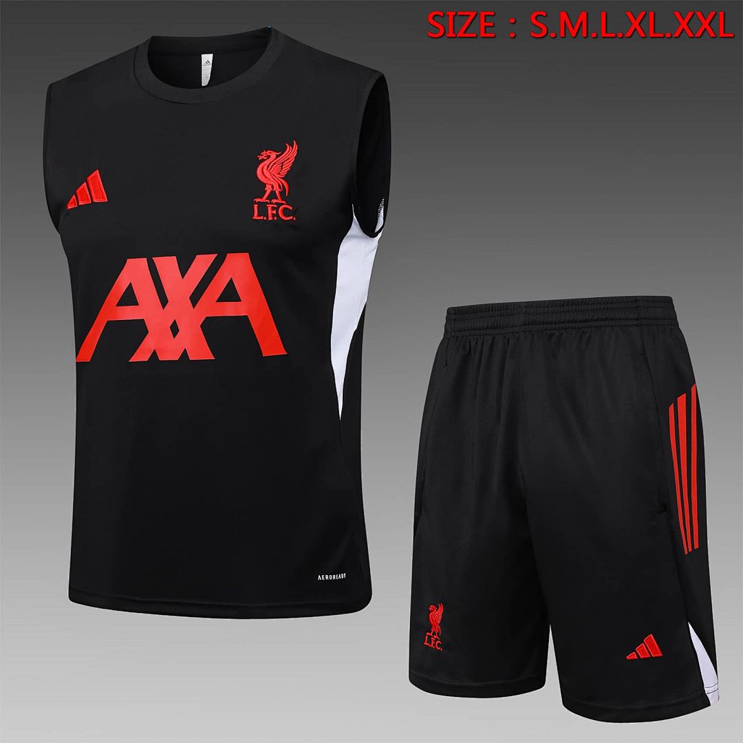 25-26 Liverpool Sleeveless Training Kits Tracksuits Cheap Jersey Wholesale Yupoo 36