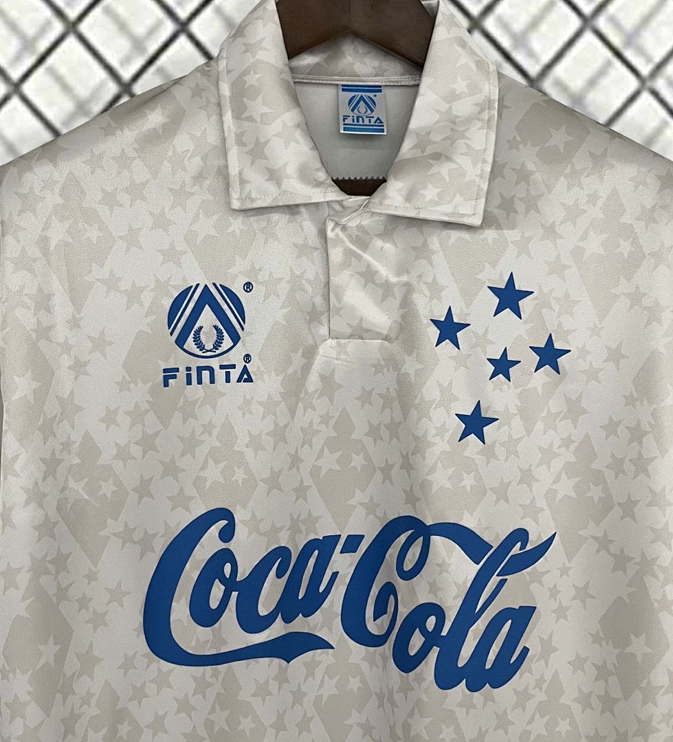 93-94 Cruzeiro Away S-XXL football t-shirt 2