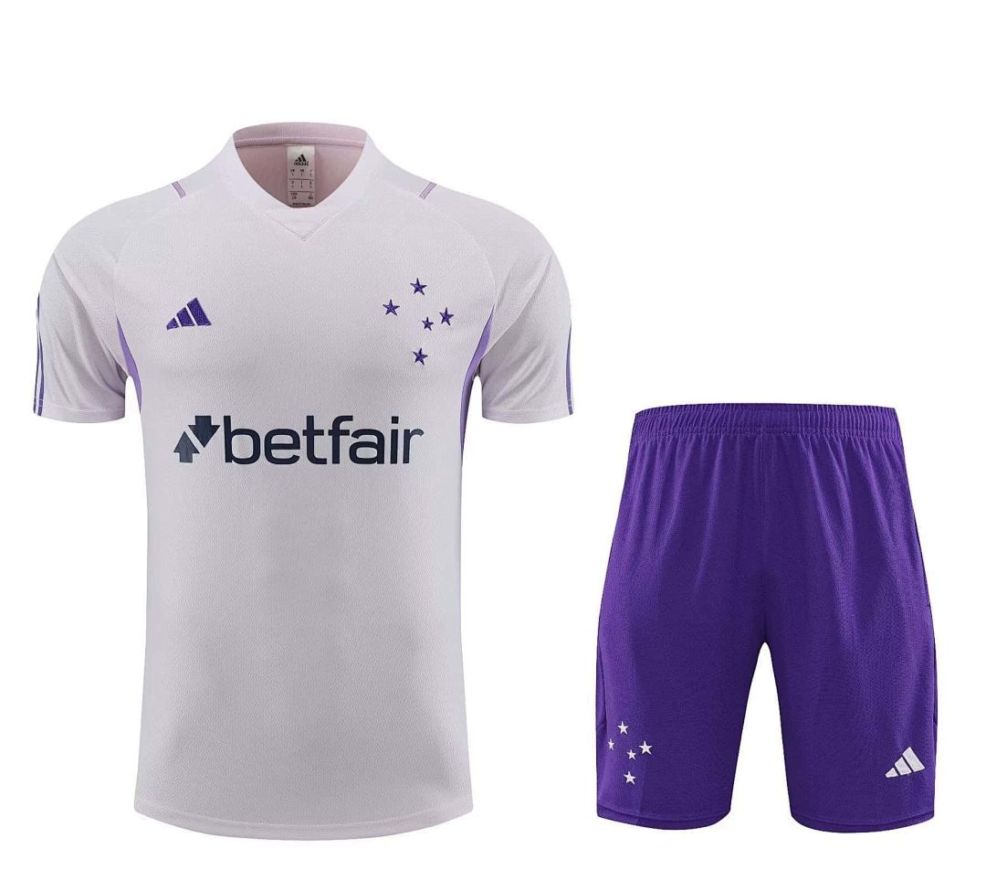 23-24 Cruzeiro Short manga entrenamiento traje