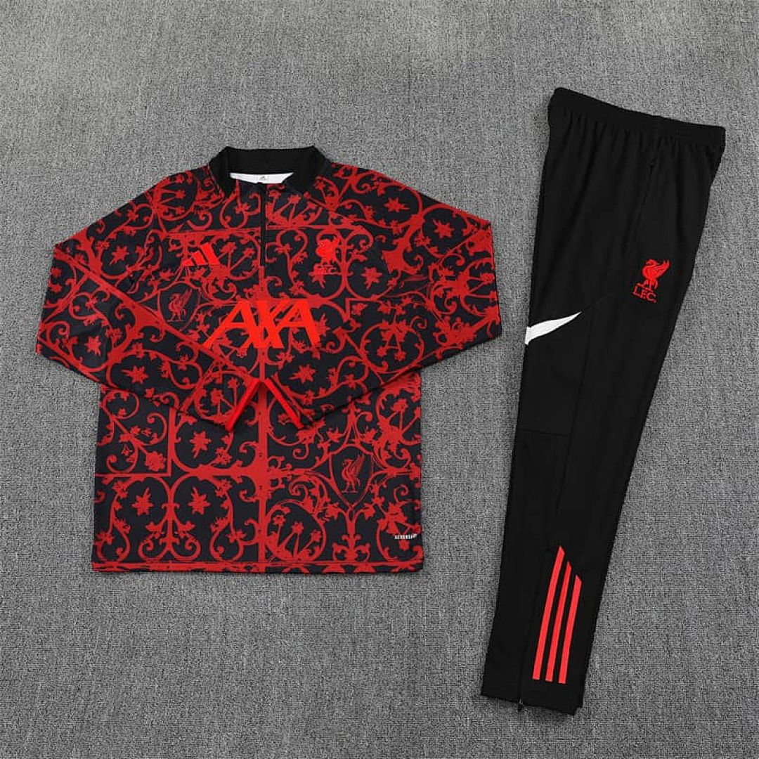 25-26 Kids Liverpool Training Kits Sweatshirt Tracksuits Cheap Football Jersey Wholesale Yupoo 13