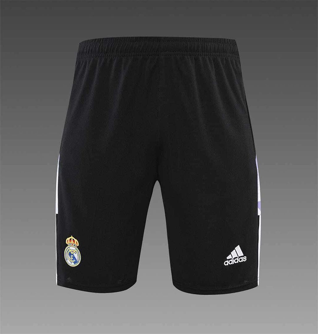22-23 Real Madrid training suit short sleeve kit white and blue colorblock 2