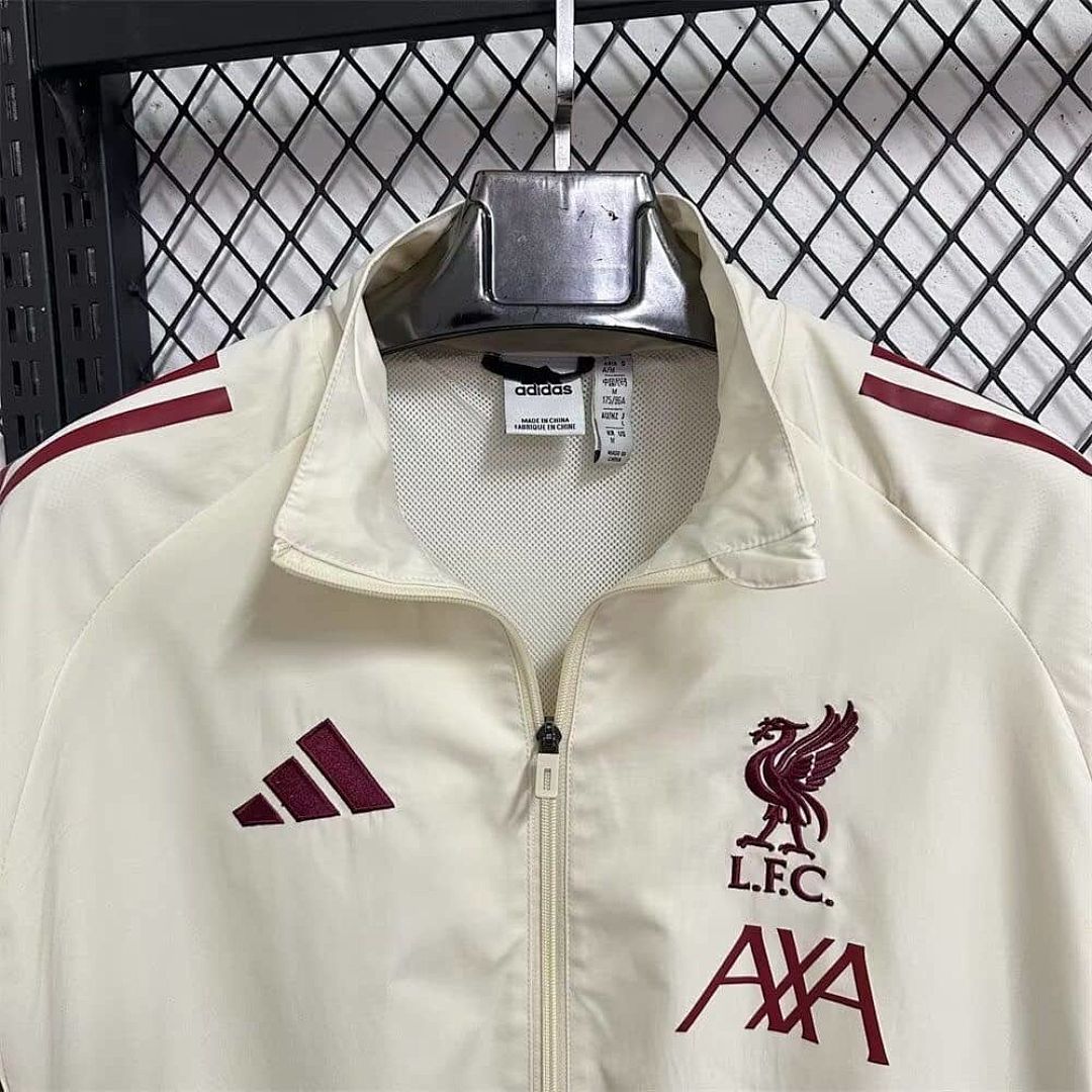 25-26 Liverpool Windbreaker Jacket Kit S-3XL Cheap Football Jersey Wholesale Yupoo 3