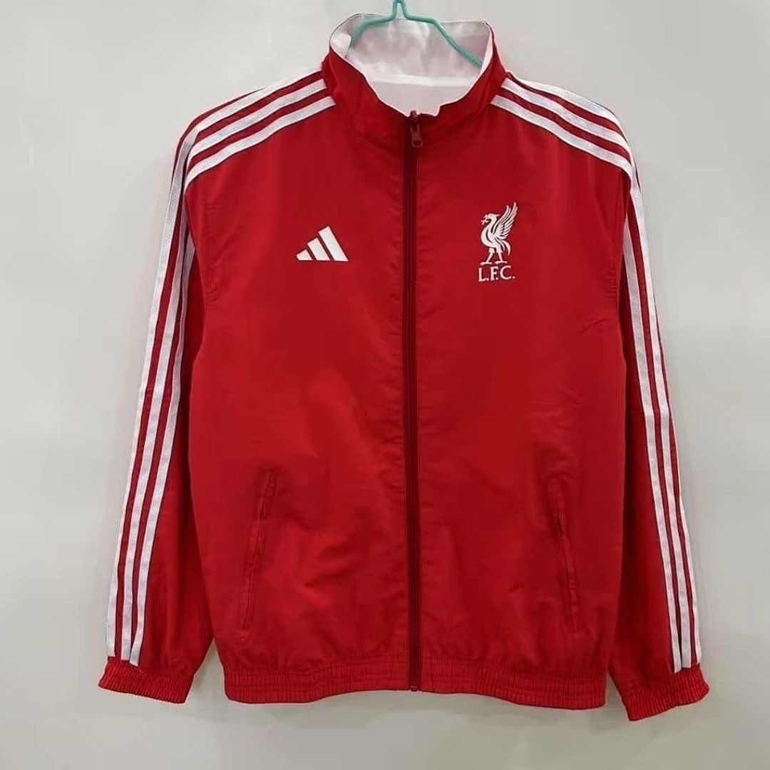 25-26 Liverpool Reversible Double-Sides Windbreaker Jacket Cheap Football Jersey Wholesale Yupoo