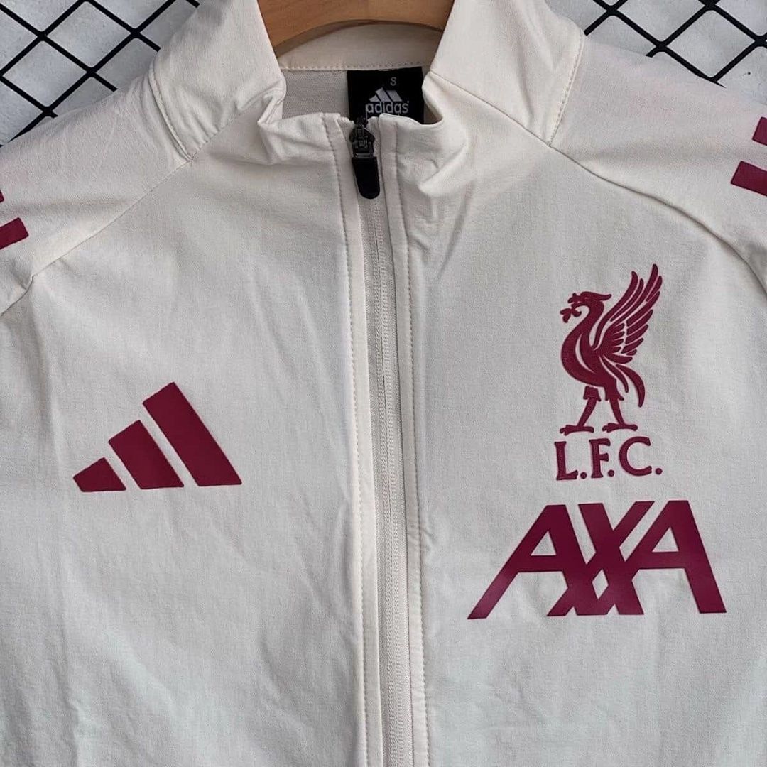 25-26 Liverpool FC Windbreaker Jackets With Pants Cheap Football Jersey Wholesale Yupo 3