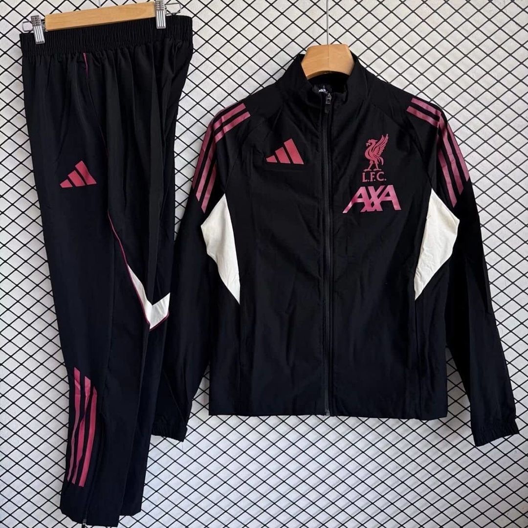 25-26 Liverpool FC Windbreaker Jackets With Pants Cheap Football Jersey Wholesale Yupoo