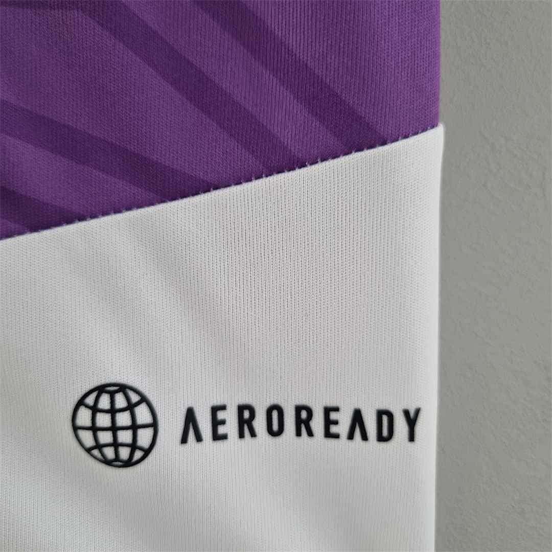 22-23 Real Madrid training suit whitepurple border 6